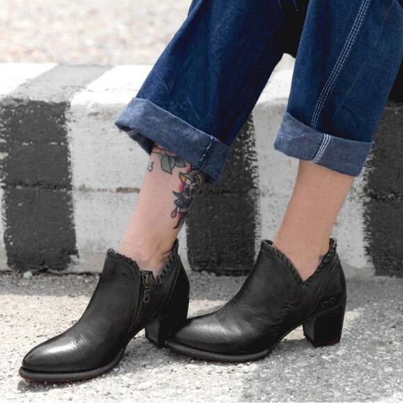 Bed Stu Carla Boot black dip sz 10 - Picture 1 of 6